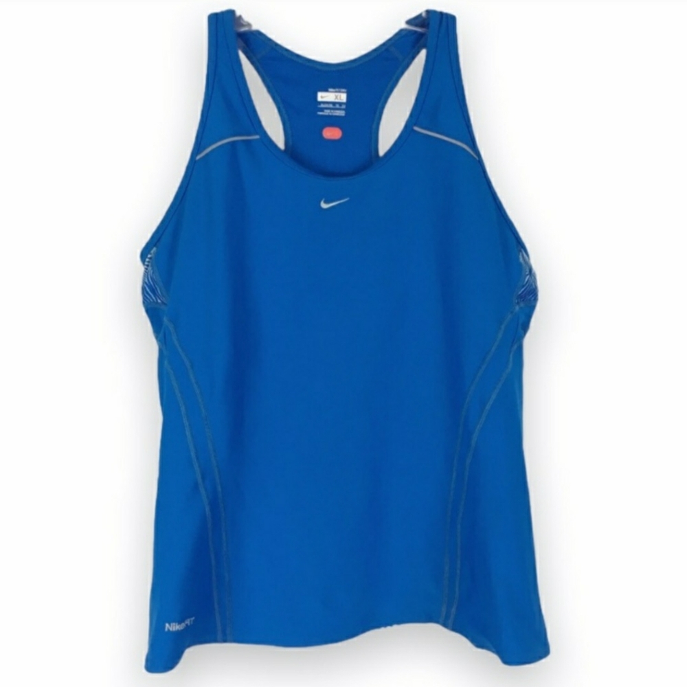 Nike Women's Fit Dry Blue Tank Top Shirt Size XL